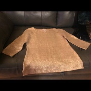 Banana Republic Gold Blouse